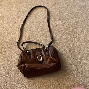 Brown leathers bag Del Mono